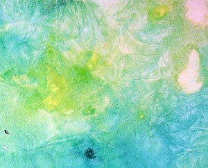 Detail of "ice painting"
