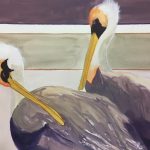 Posh Purple Pelicans